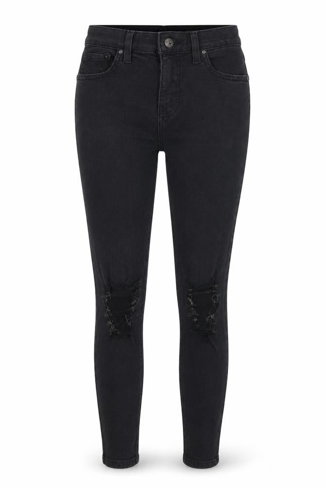 Topshop Womens Black   Skinny Jeans Size 25 in L22.5 in