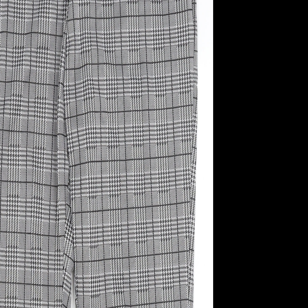 Preworn Womens Grey Check  Trousers  Size XL L25 in