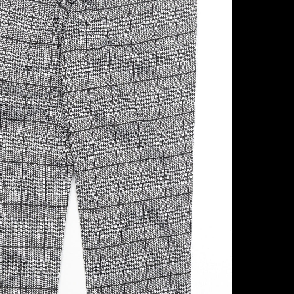 Preworn Womens Grey Check  Trousers  Size XL L25 in