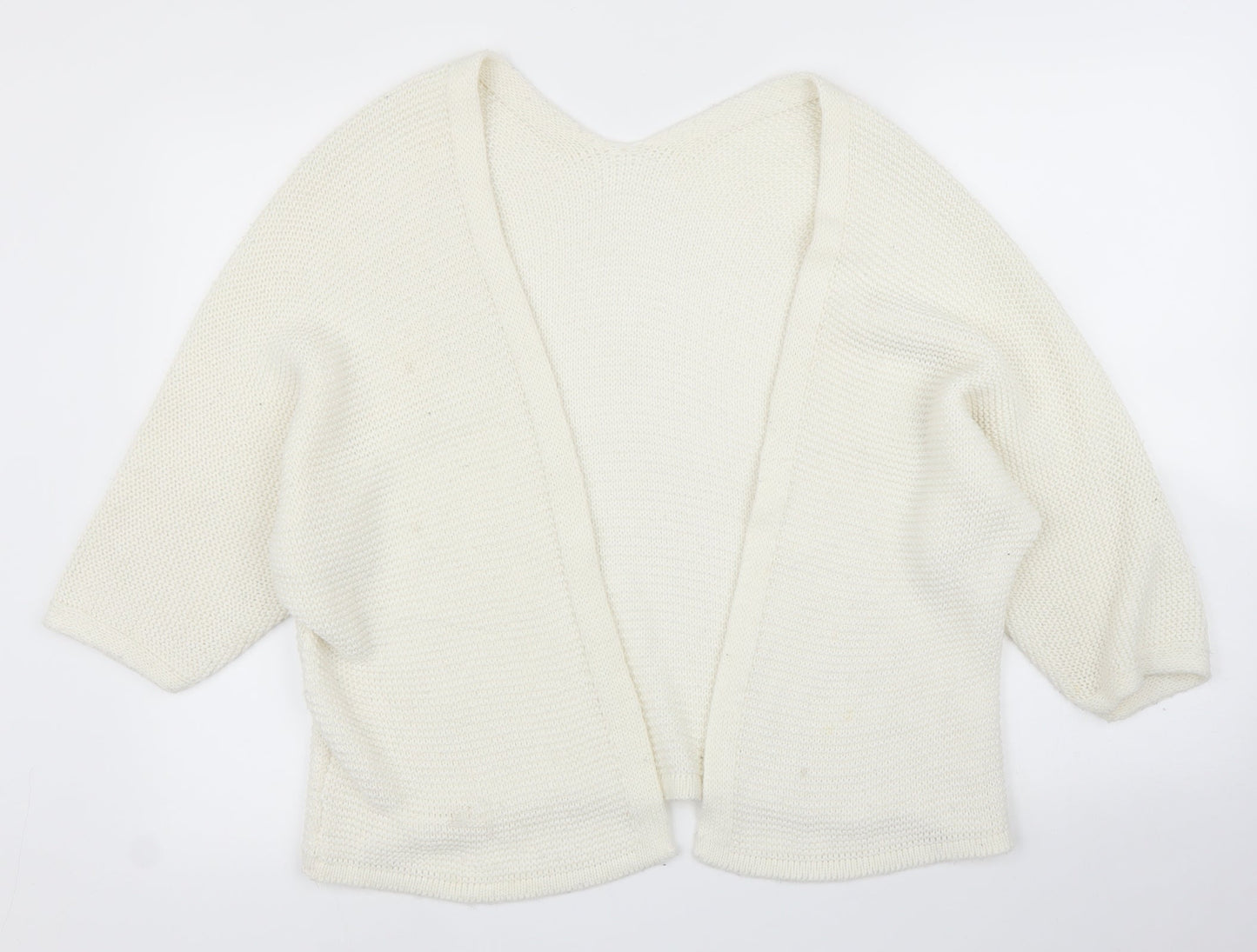 Preworn Womens Ivory   Cardigan Jumper Size L