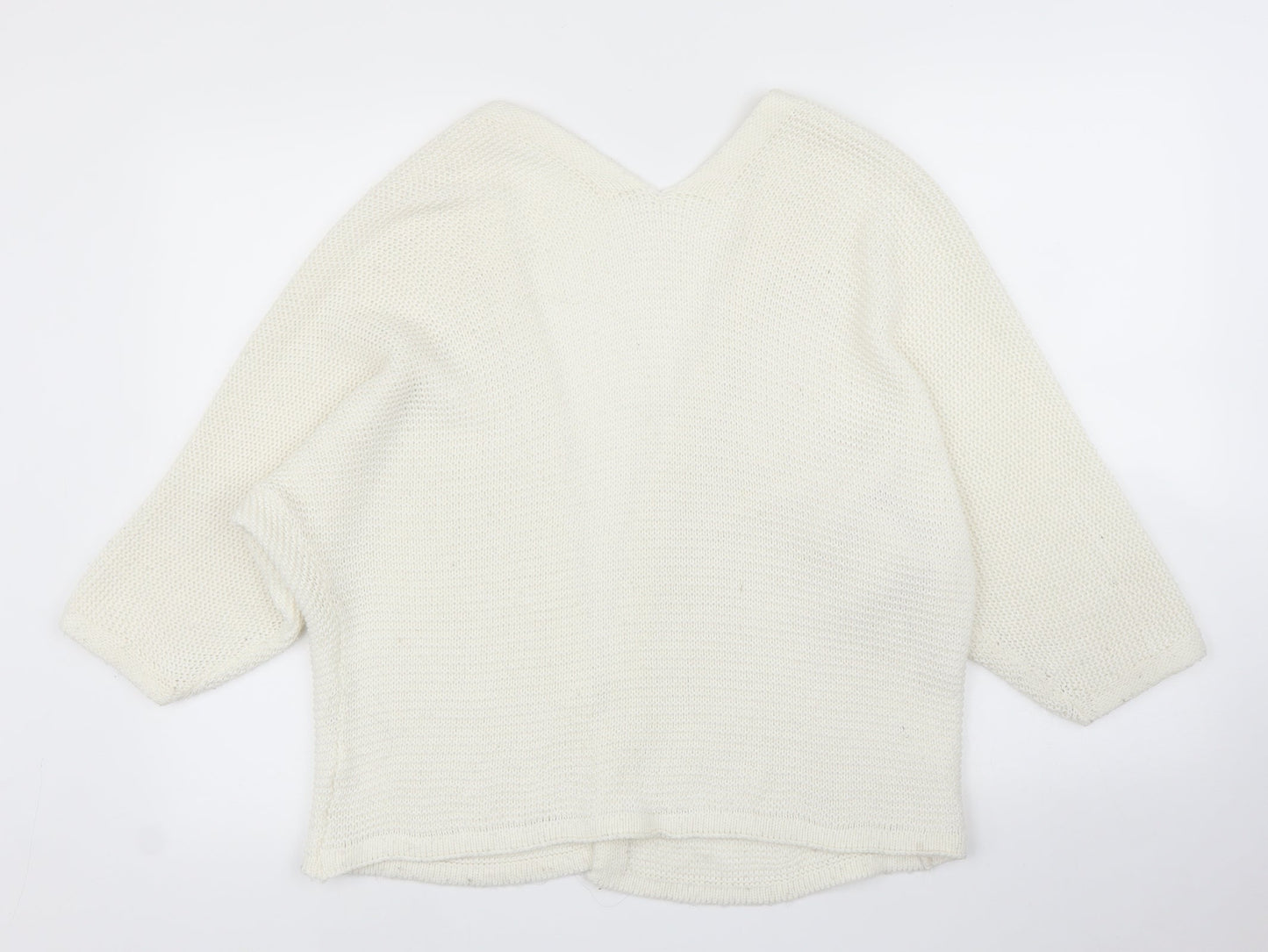 Preworn Womens Ivory   Cardigan Jumper Size L