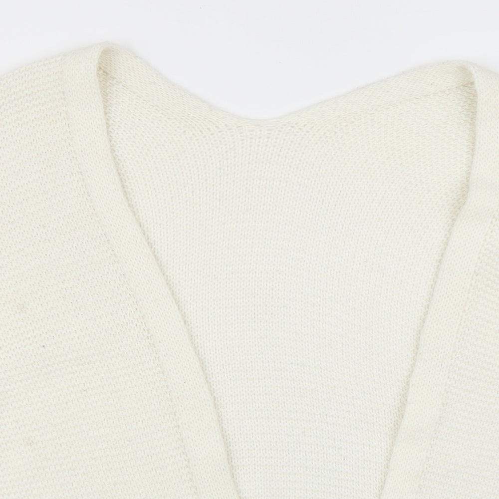 Preworn Womens Ivory   Cardigan Jumper Size L