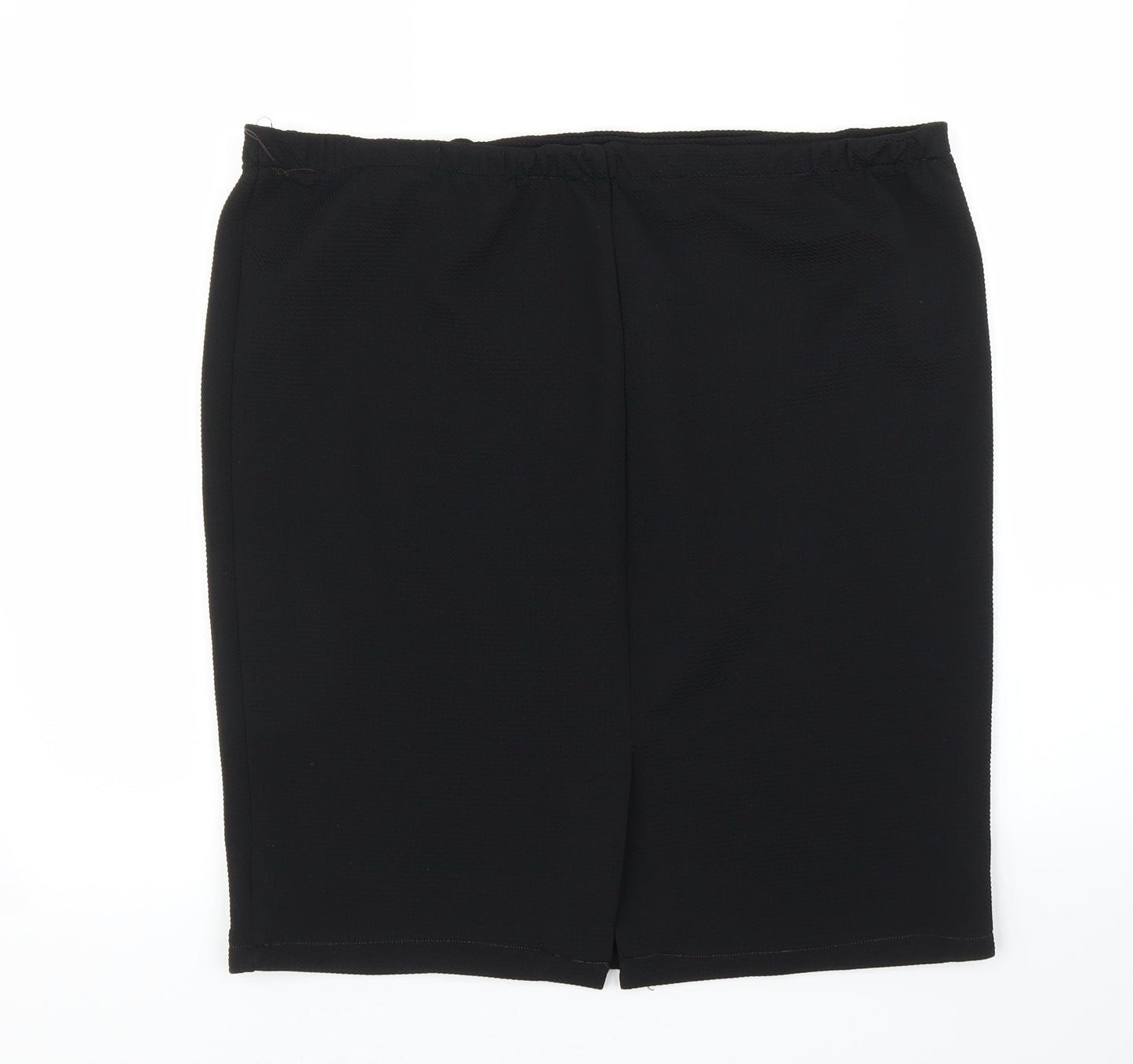 Preworn Womens Black   Straight & Pencil Skirt Size L