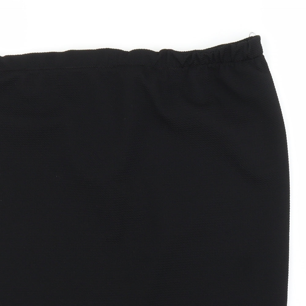 Preworn Womens Black   Straight & Pencil Skirt Size L