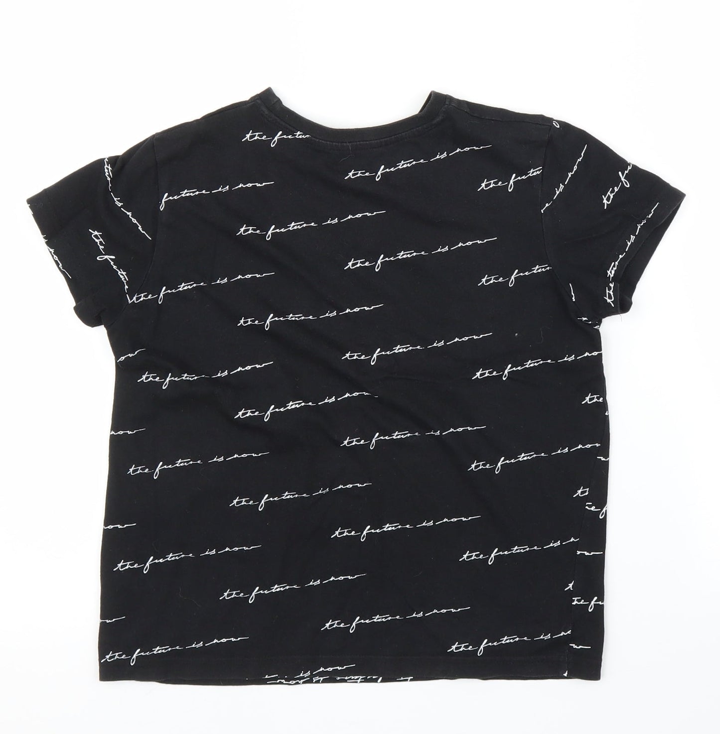 Primark Girls Black   Basic T-Shirt Size 9 Years