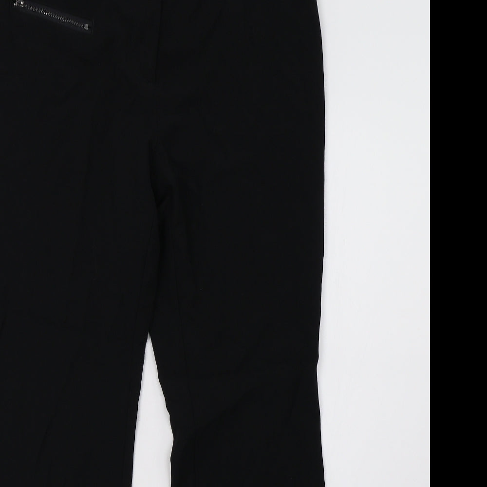 NEXT Womens Black   Trousers  Size 8 L29 in