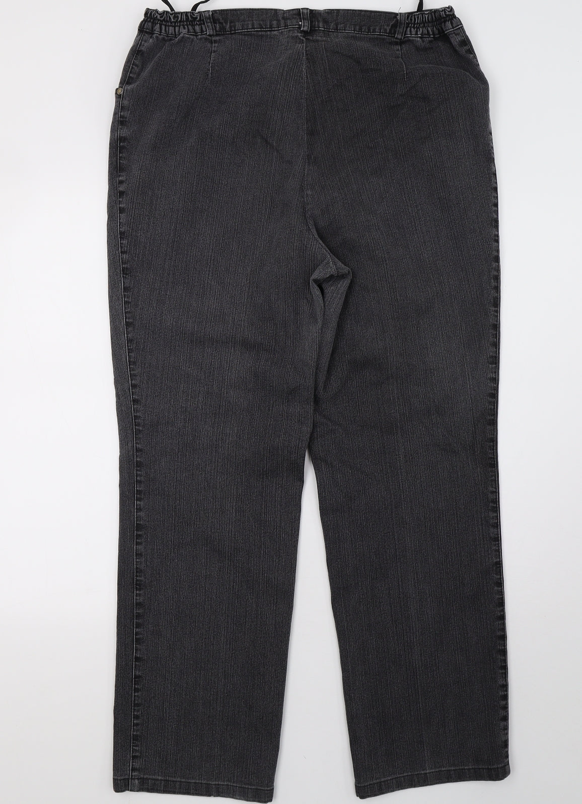Preworn Womens Grey  Denim Jegging Jeans Size 14 L30 in