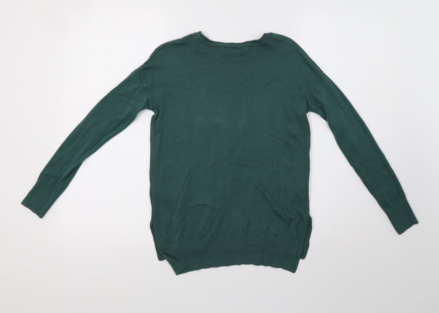 Primark Womens Green  Knit Pullover Sweatshirt Size 6