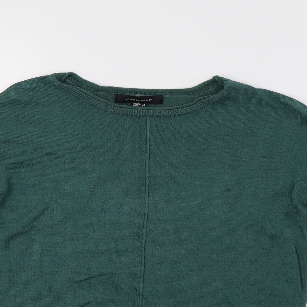 Primark Womens Green  Knit Pullover Sweatshirt Size 6