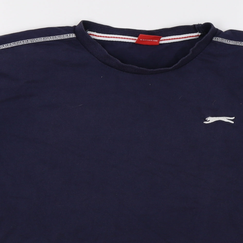 Slazenger Boys Blue   Basic T-Shirt Size 11-12 Years