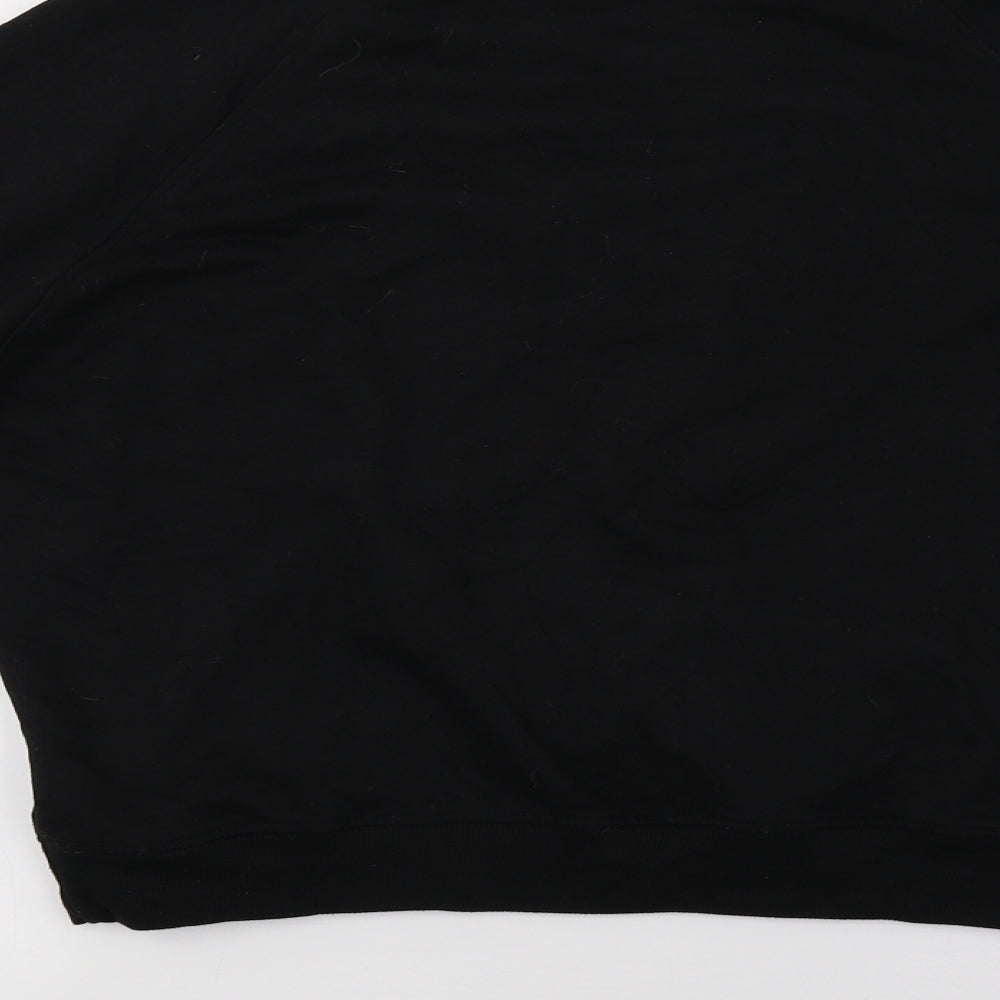 Missguided Womens Black   Pullover Sweatshirt Size 8