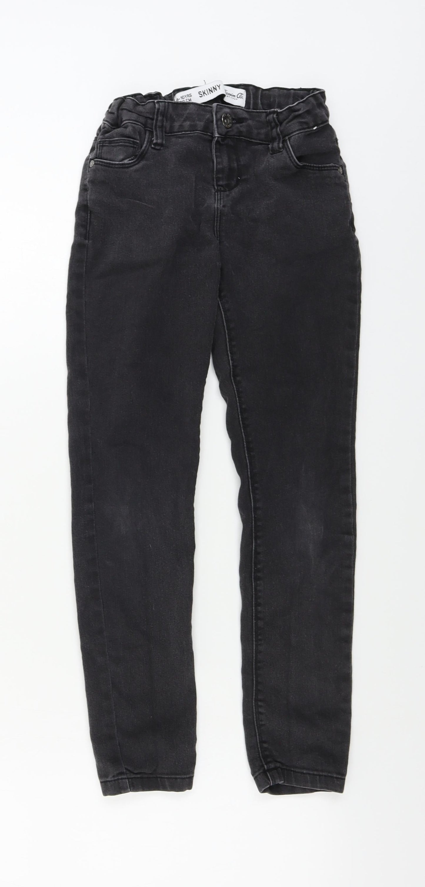 denim co Girls Grey   Skinny Jeans Size 9-10 Years