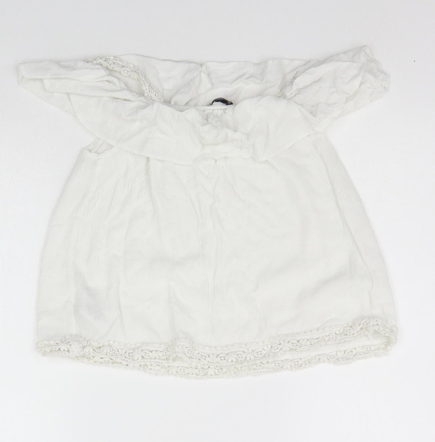 Primark Girls White   Basic Tank Size 11-12 Years