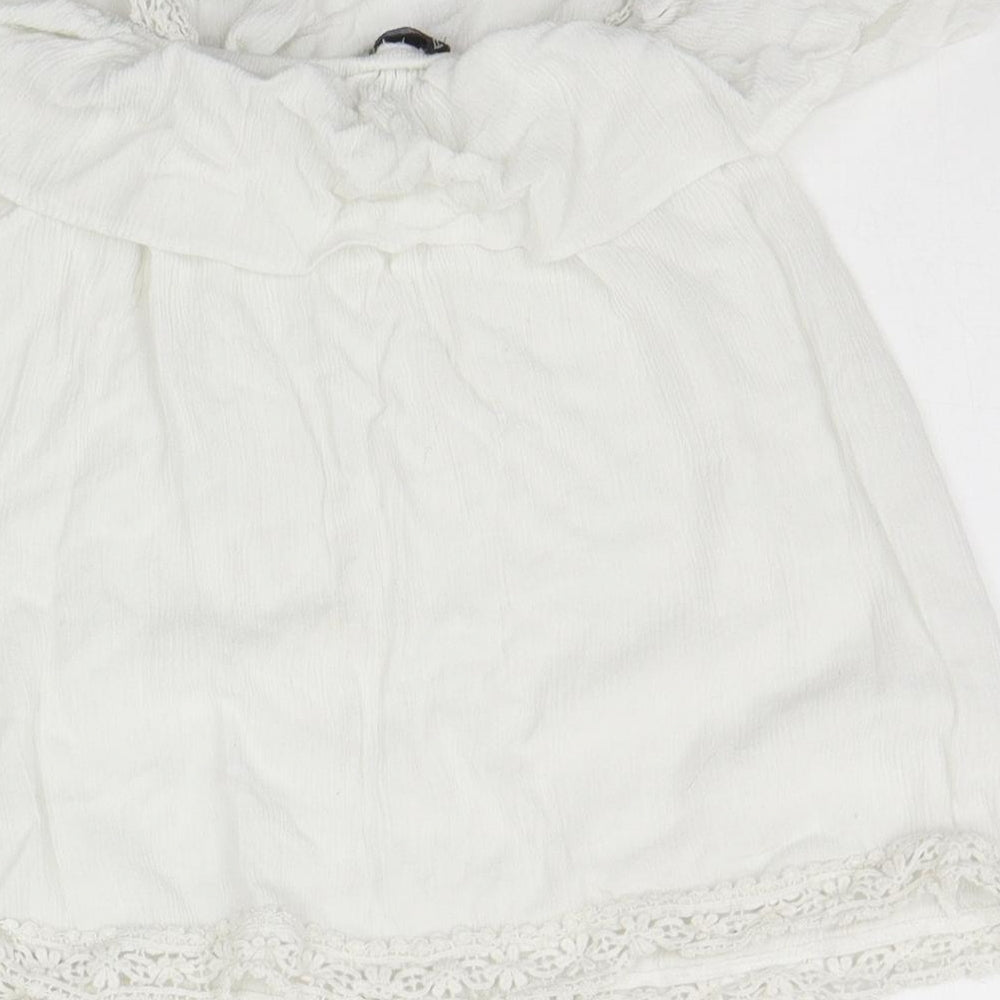 Primark Girls White   Basic Tank Size 11-12 Years