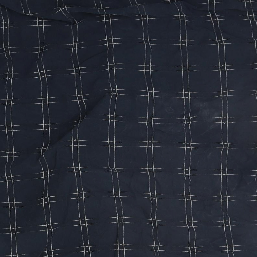 NEXT Mens Black Check   Button-Up Size S