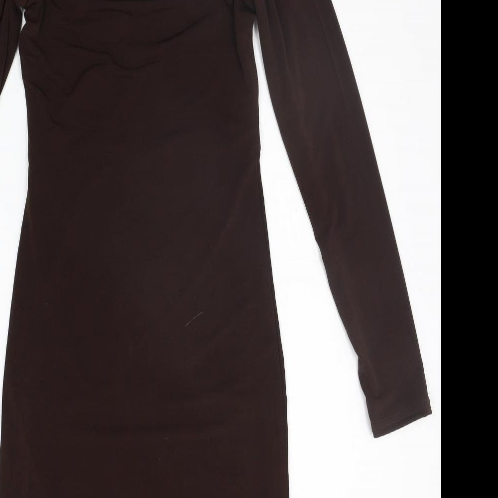 New Look Womens Brown   A-Line  Size 6