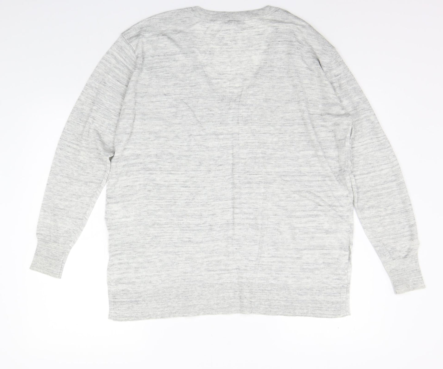 H&M Womens Grey   Pullover Jumper Size L