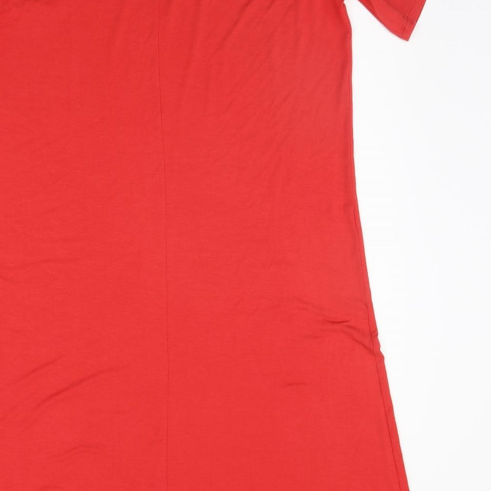 Marks and Spencer Womens Red   A-Line  Size 14