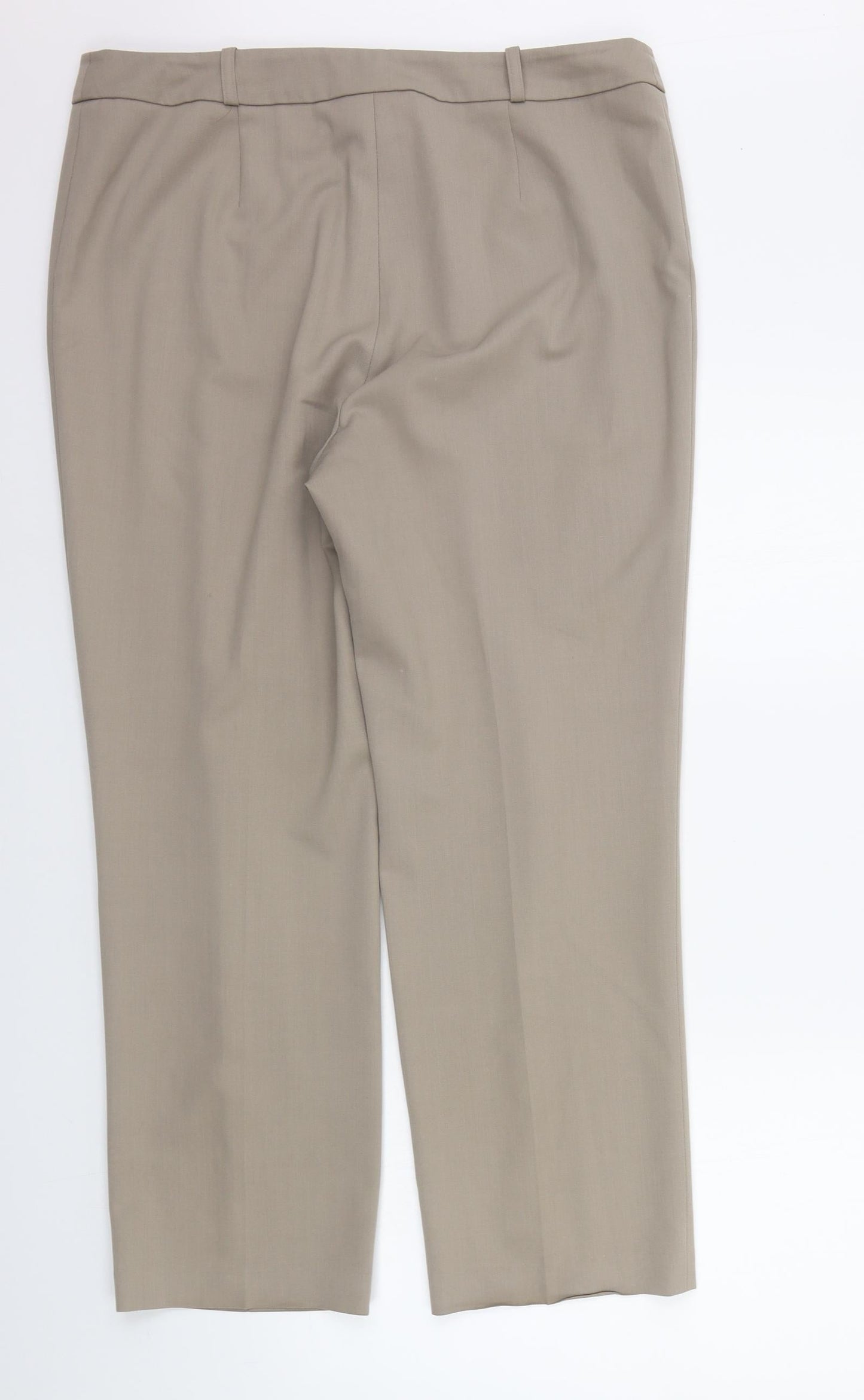 Artigiano Womens Beige   Trousers  Size 16 L26 in