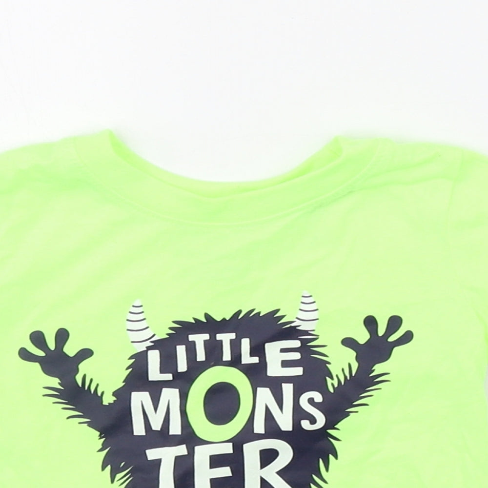Primark Girls Green   Basic T-Shirt Size 12-18 Months