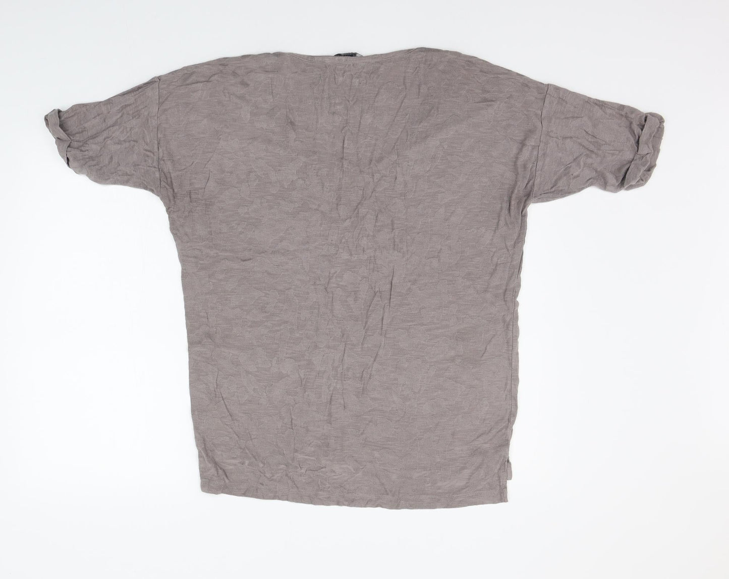 French Connection Womens Grey Geometric  Pullover Jumper Size L