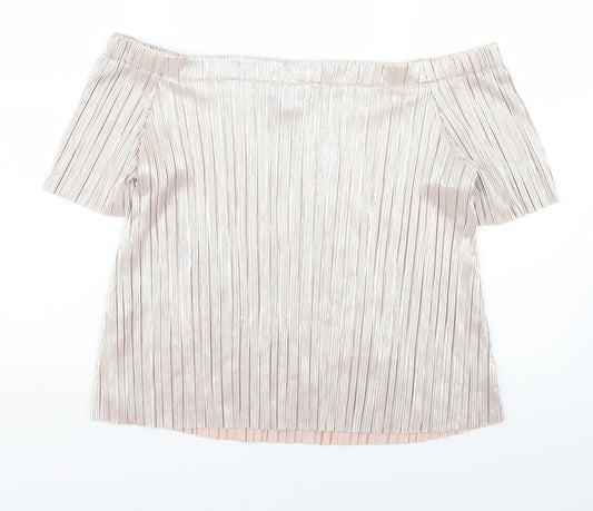 New Look Womens Pink   Basic Blouse Size 14