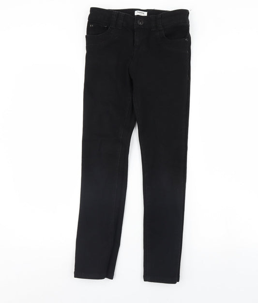 Tammy Girls Black  Denim Skinny Jeans Size 11 Years