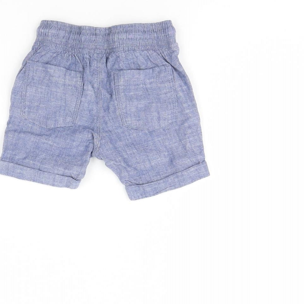 TU Baby Blue  Denim Cropped Trousers Size 12 Months