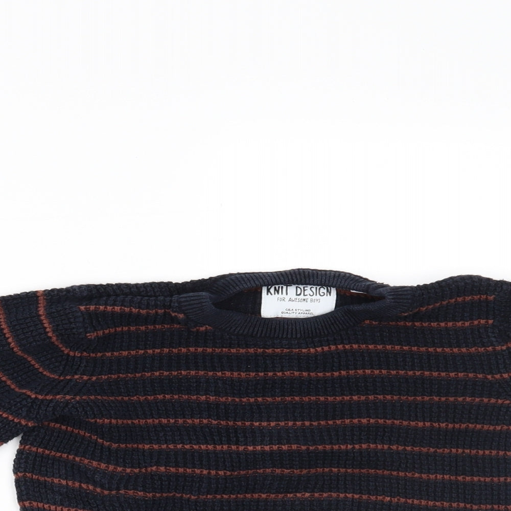 Palamino Boys Multicoloured Striped  Pullover Jumper Size 6-7 Years