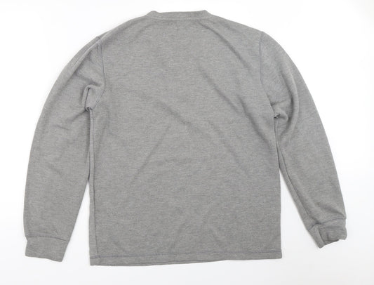Easy Mens Grey   Pullover Sweatshirt Size L