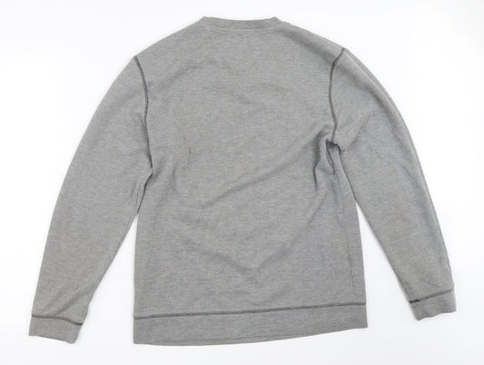 Lincoln Mens Grey   Pullover Sweatshirt Size M