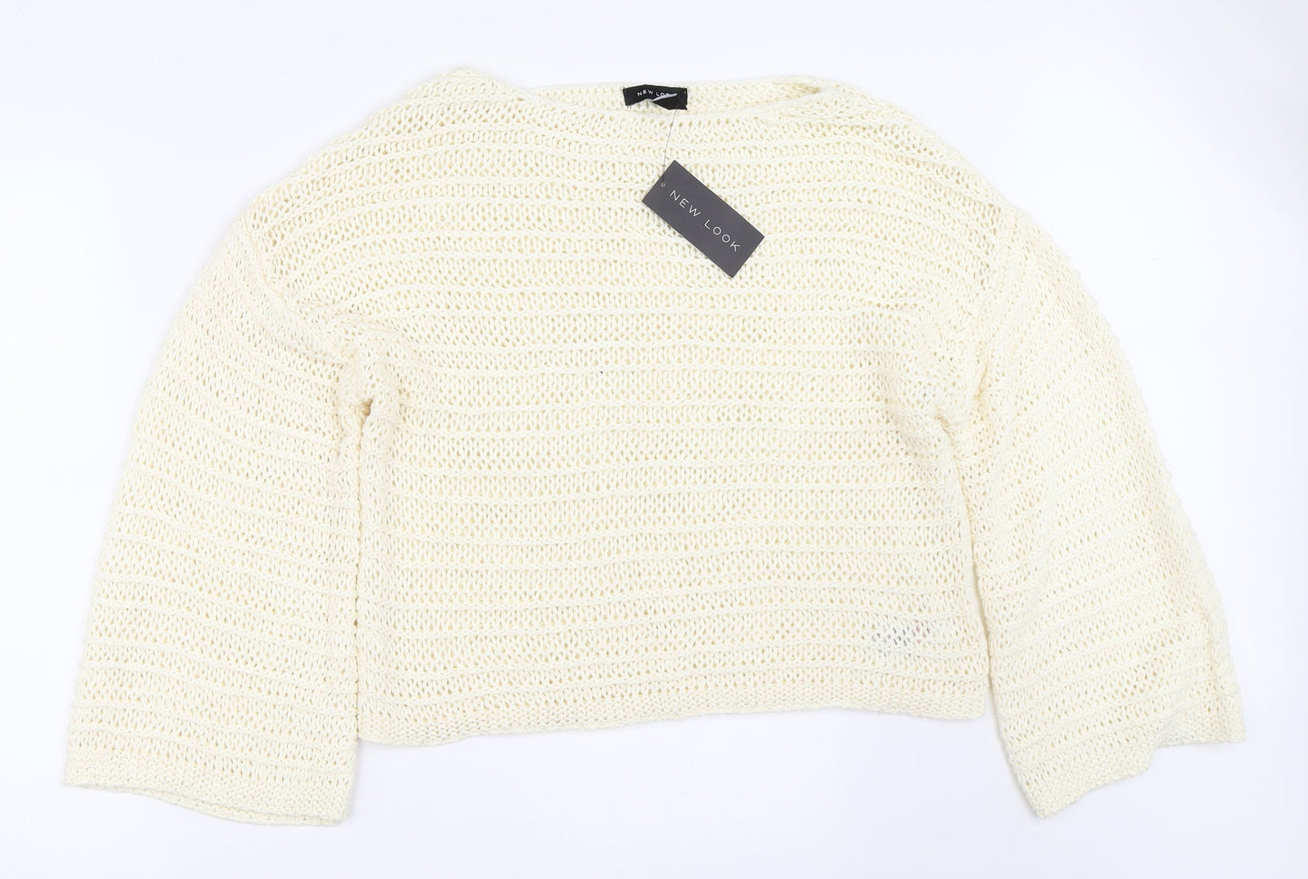 New Look Womens Ivory   Pullover Jumper Size L