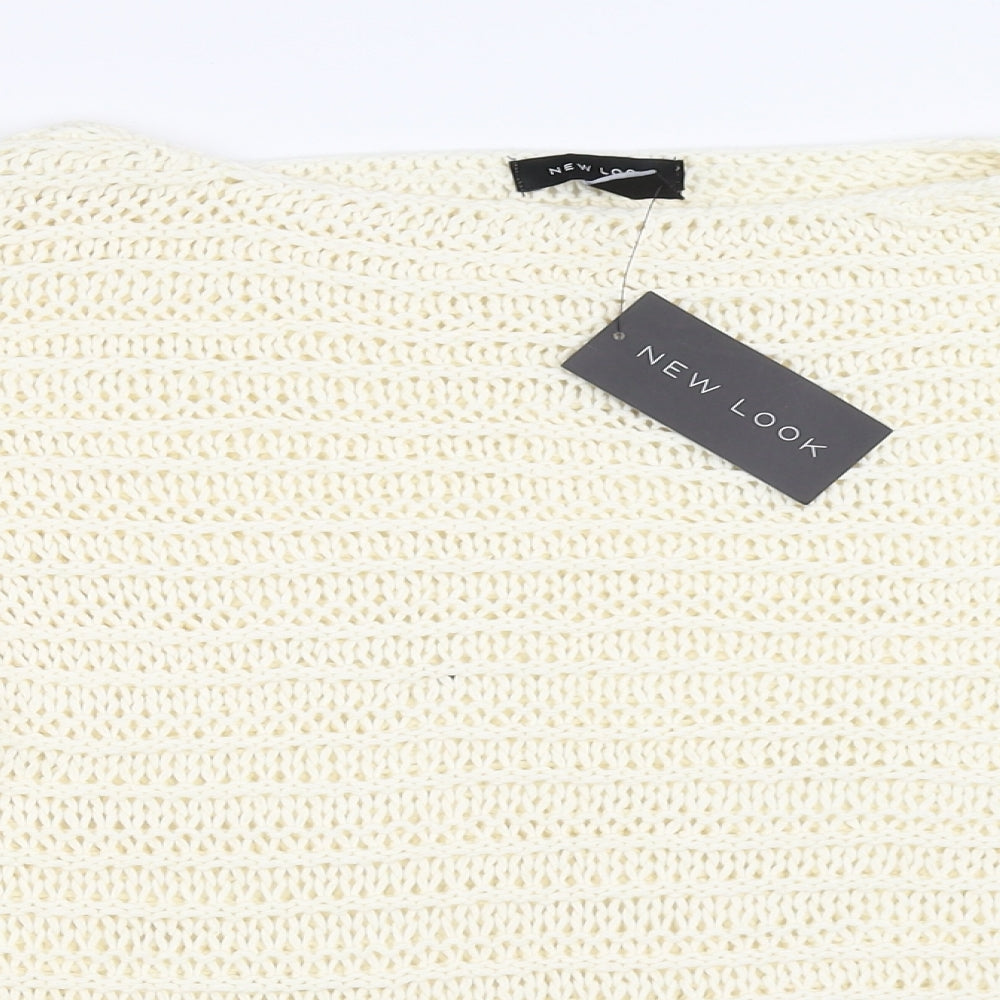 New Look Womens Ivory   Pullover Jumper Size L