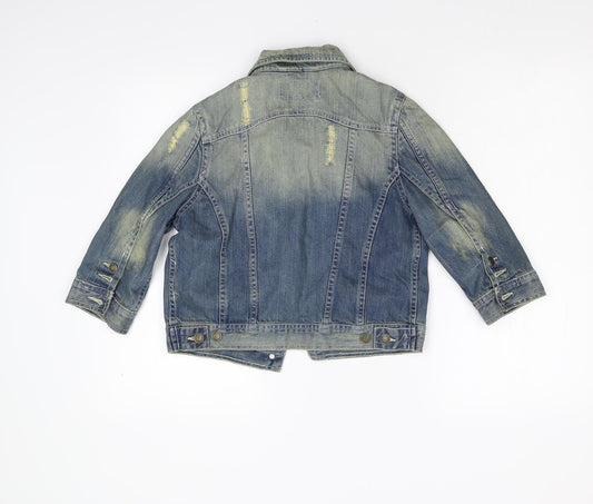 Papaya Womens Blue  Denim Jacket  Size 8