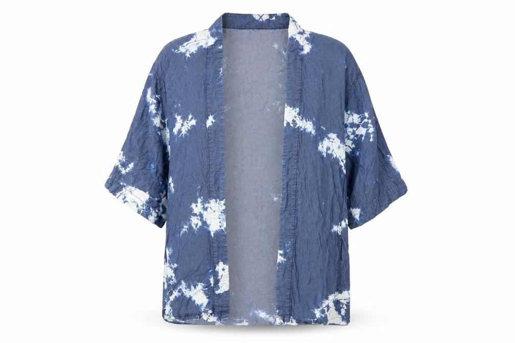 Divided Womens Blue   Kimono Jacket Size 6  - Tye Dye - Divided Lightweight Jacket