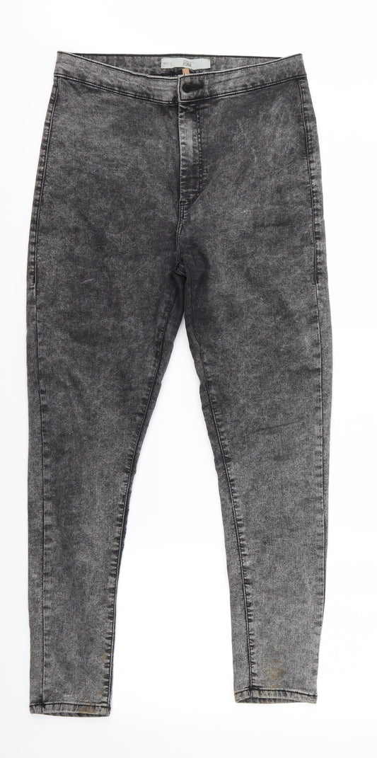 Topshop Moto Mens Black   Skinny Jeans Size 32 in L27 in - Topshop Moto Joni