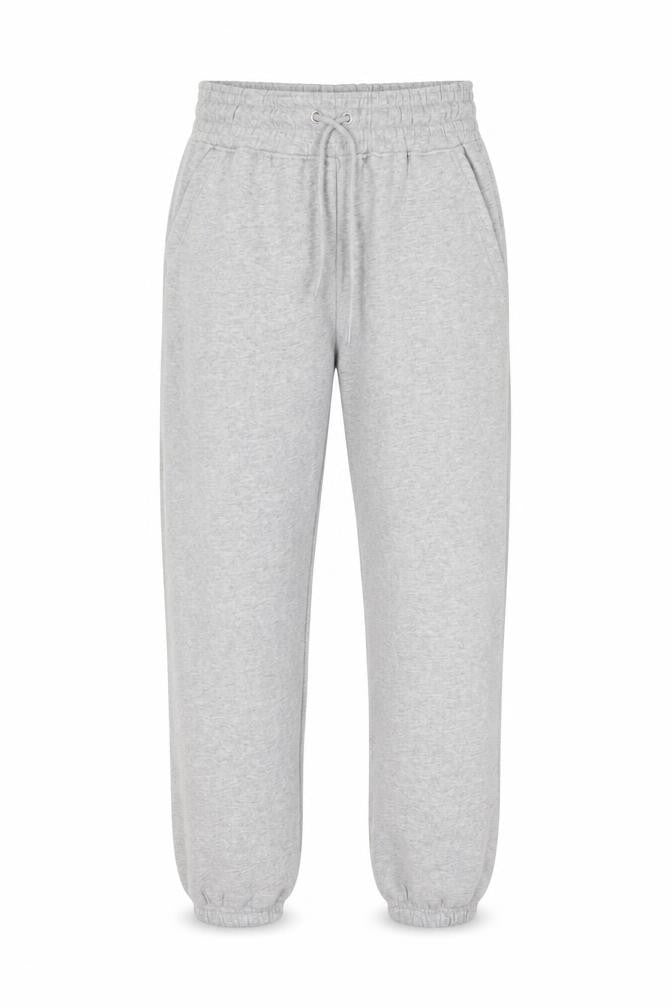 Front view of I SAW IT FIRST women’s grey sweatpants, size UK 4, 26-inch leg
