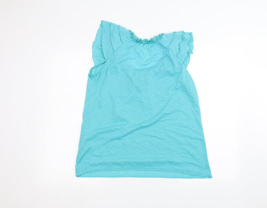 Preworn Womens Blue   Basic T-Shirt Size M