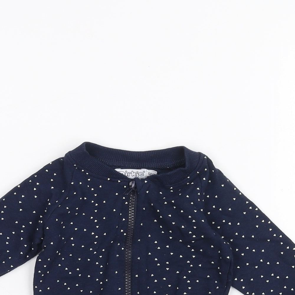 Dirkje Baby Blue   Full Zip Jumper Size 0-3 Months