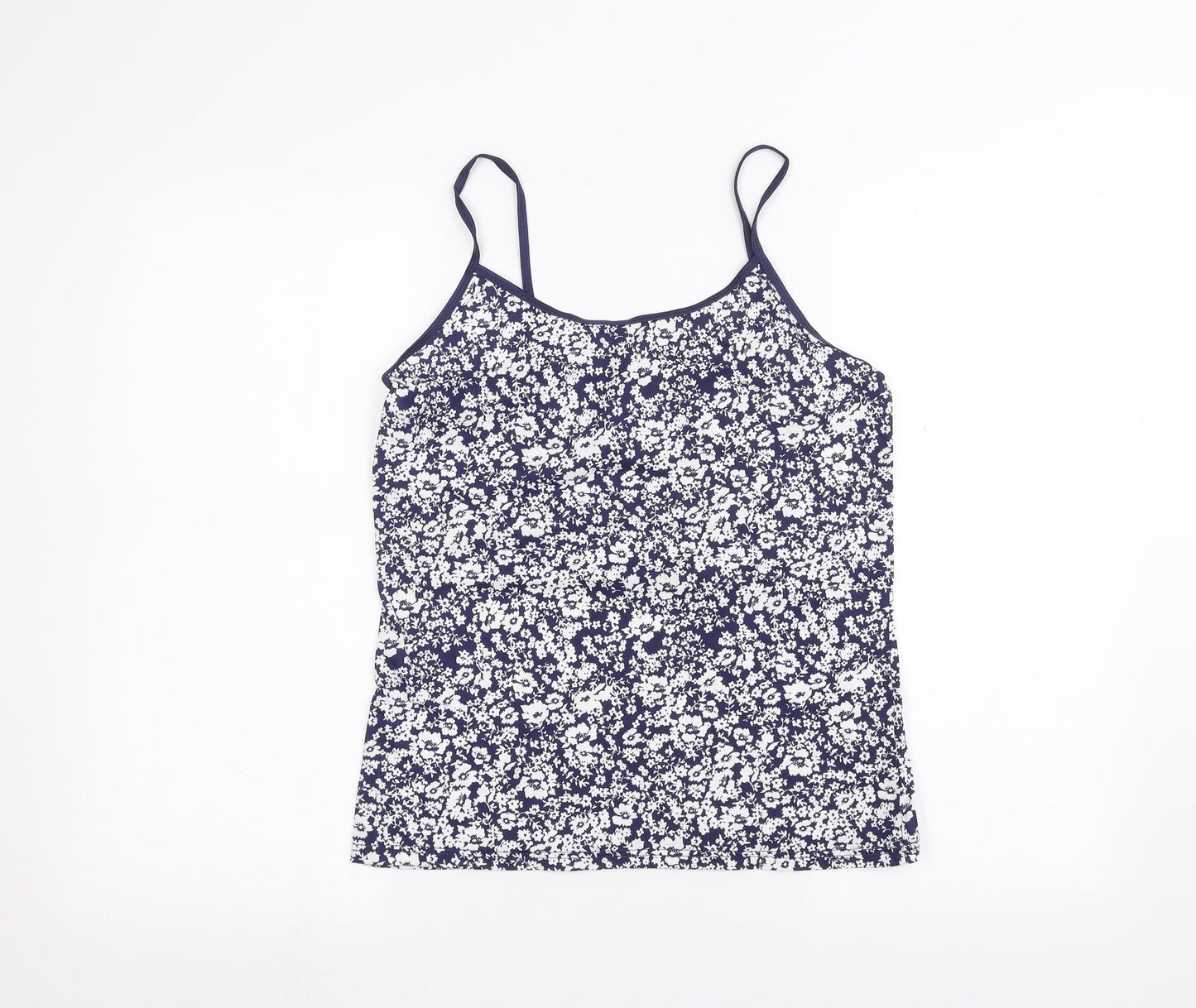 Dorothy Perkins Womens Blue Floral  Basic Blouse Size 12