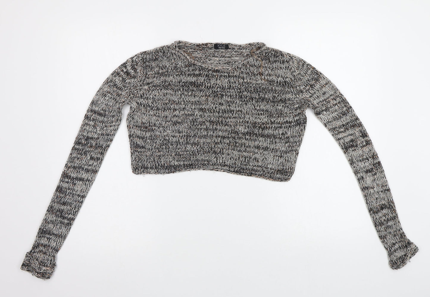 M&Co Girls Grey   Pullover Jumper Size 13 Years