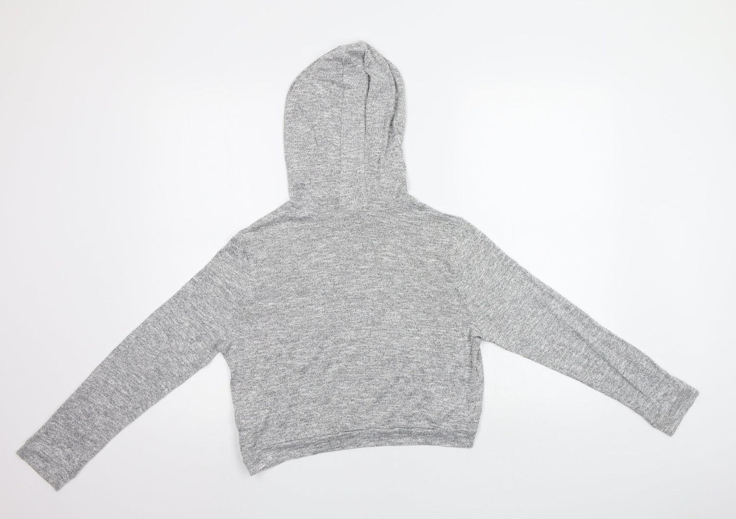 New Look Girls Grey   Pullover Hoodie Size 12 Years
