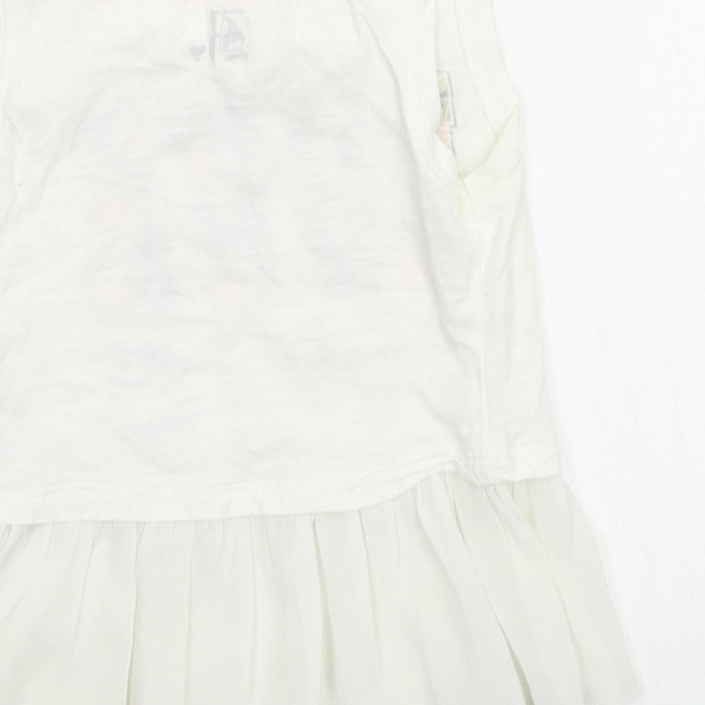 Baby K Baby White   Basic Tank Size 12-18 Months