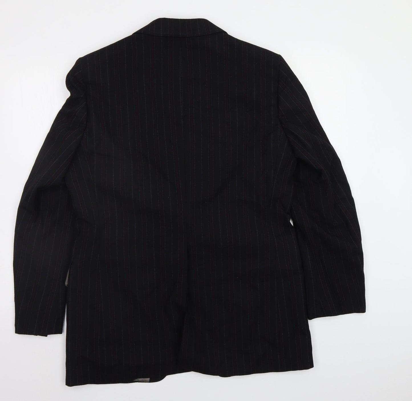 FRAME Mens Black Striped  Jacket Blazer Size 42