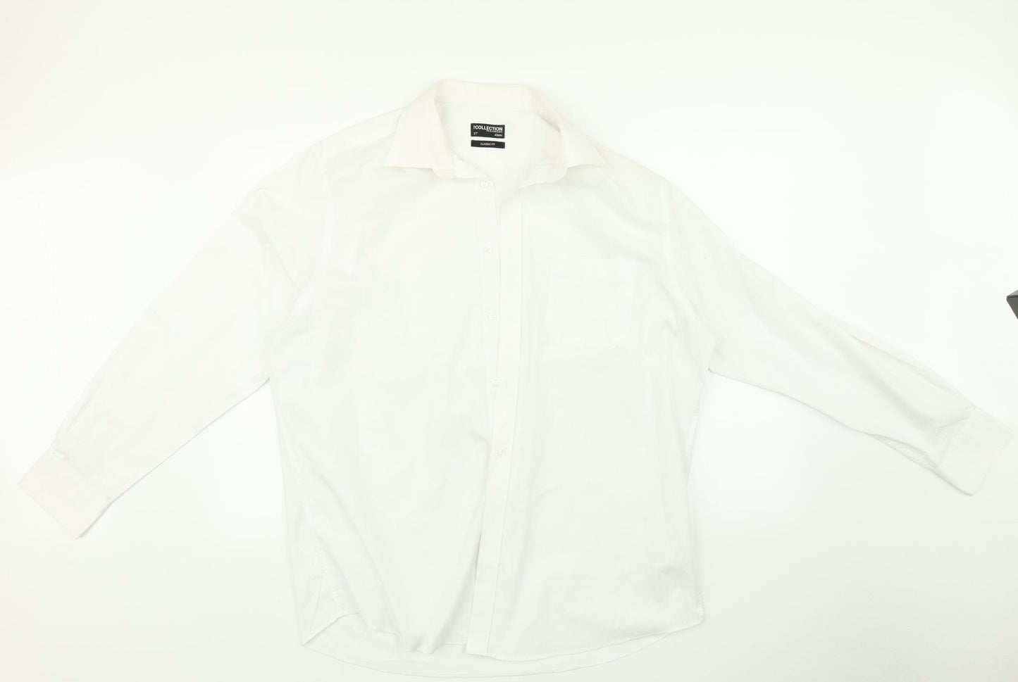 Debenhams Mens White    Dress Shirt