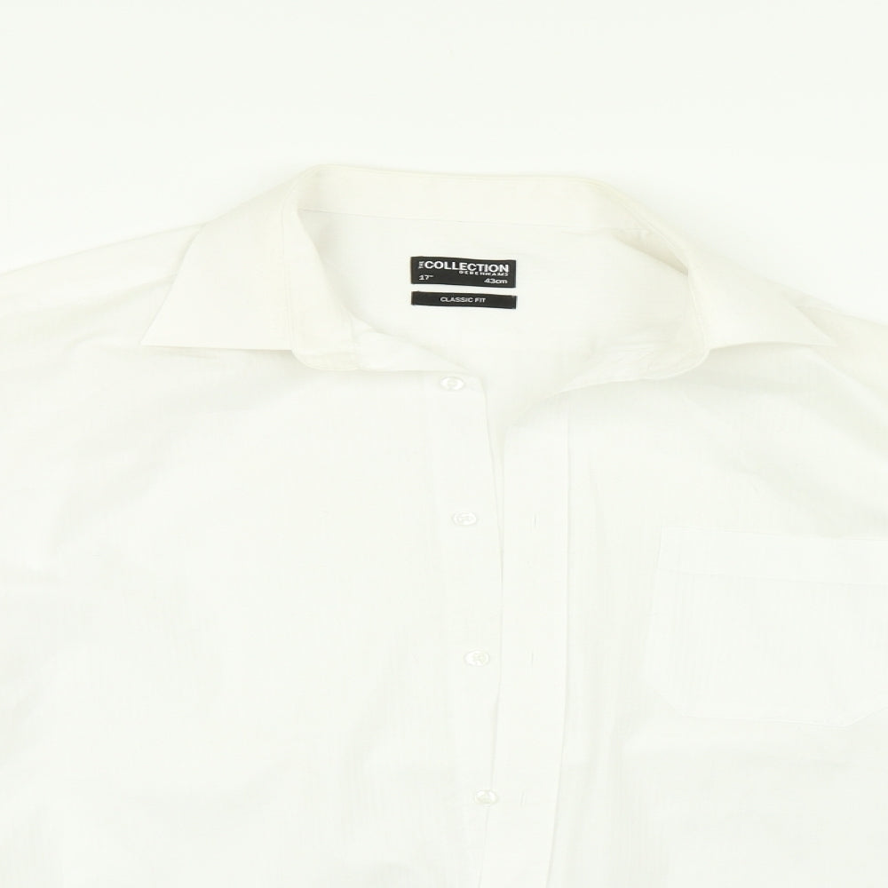 Debenhams Mens White    Dress Shirt