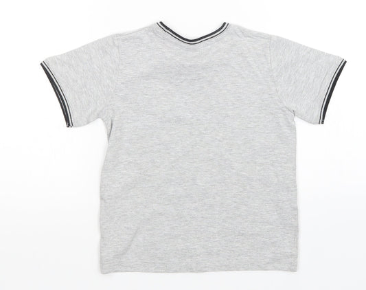 Matalan Boys Grey   Basic T-Shirt Size 5 Years