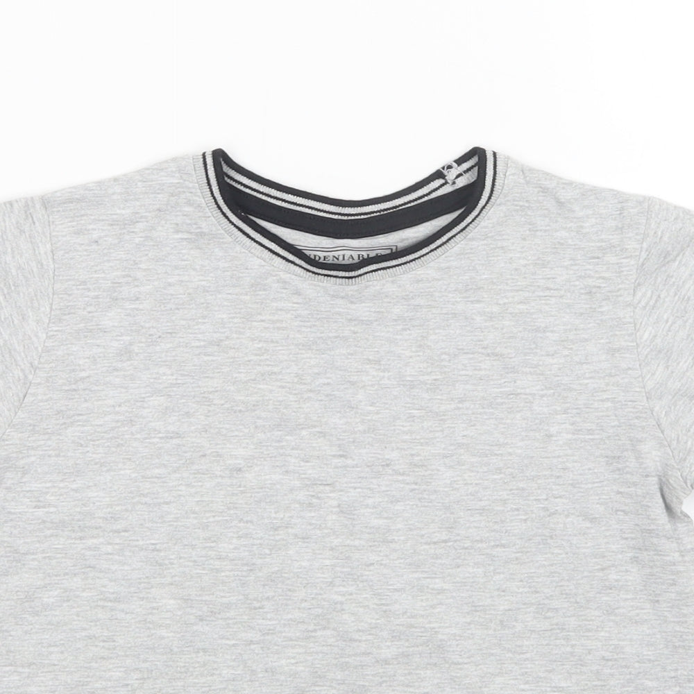 Matalan Boys Grey   Basic T-Shirt Size 5 Years