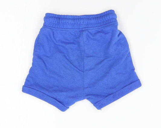 George Boys Blue   Sweat Shorts Size 2-3 Years -