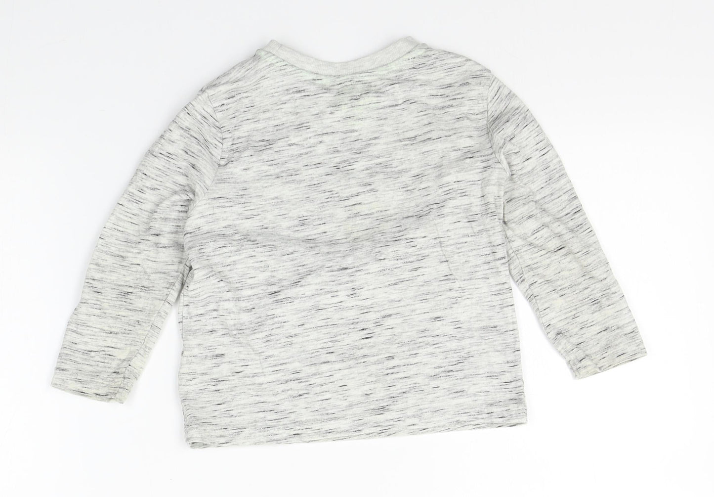 F&F Boys Grey   Basic T-Shirt Size 2-3 Years